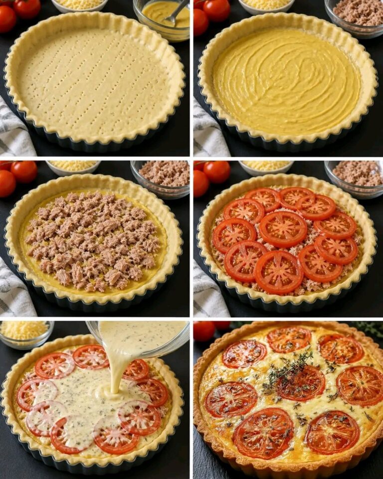 🍅🐟 CROSTATA SALATA TONNO, POMODORO E SENAPE: LA TORTA RUSTICA PIÙ GOLOSA DELL’ESTATE