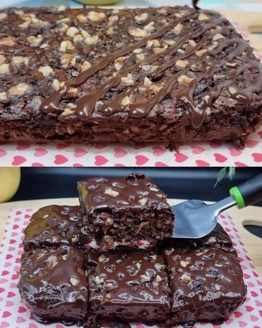 Brownies al cioccolato con noci**