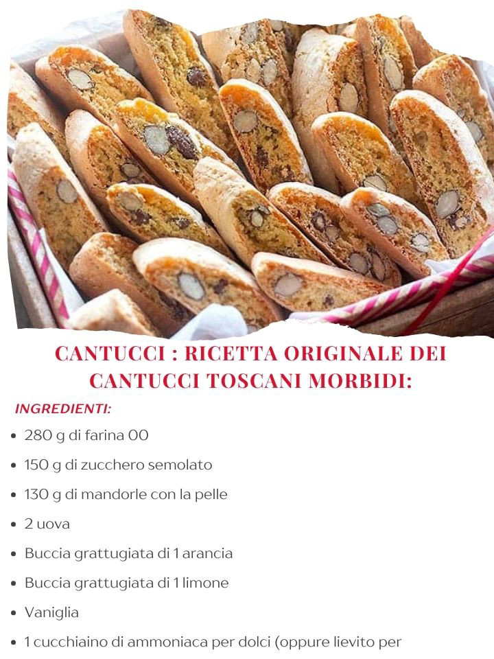 Cantucci toscani morbidi