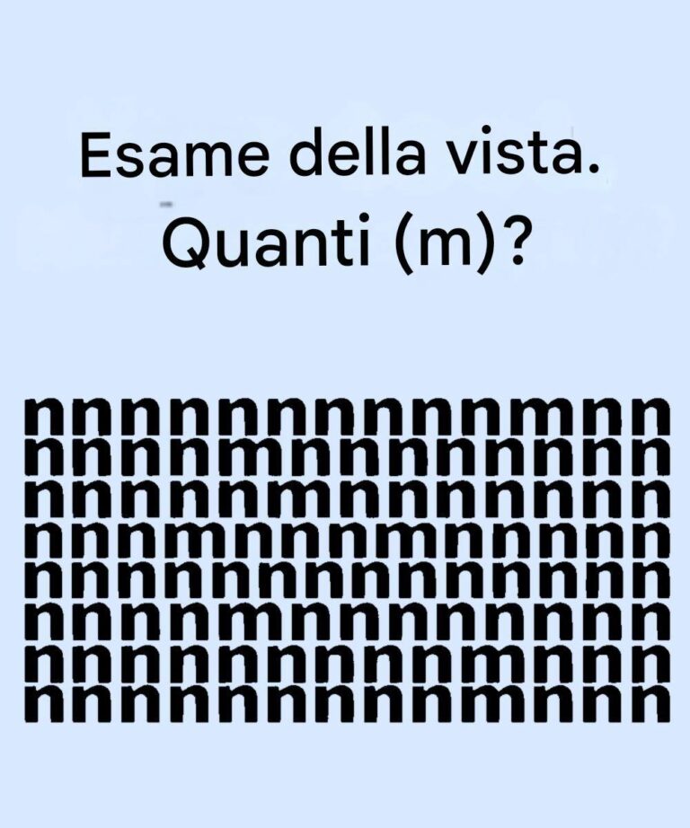 Solo l’1% delle persone riesce a identificare la differenza nella propria immaginazione