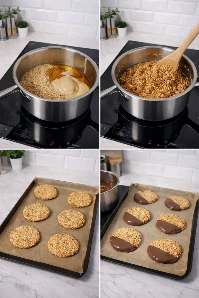 🍪 Biscotti al sesamo fit con tahina e miele (senza glutine)