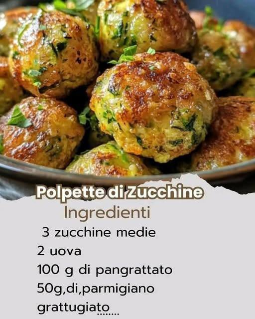 Polpette di Zucchine Croccanti: Un’Esplosione di Gusto Leggero e Vegetale