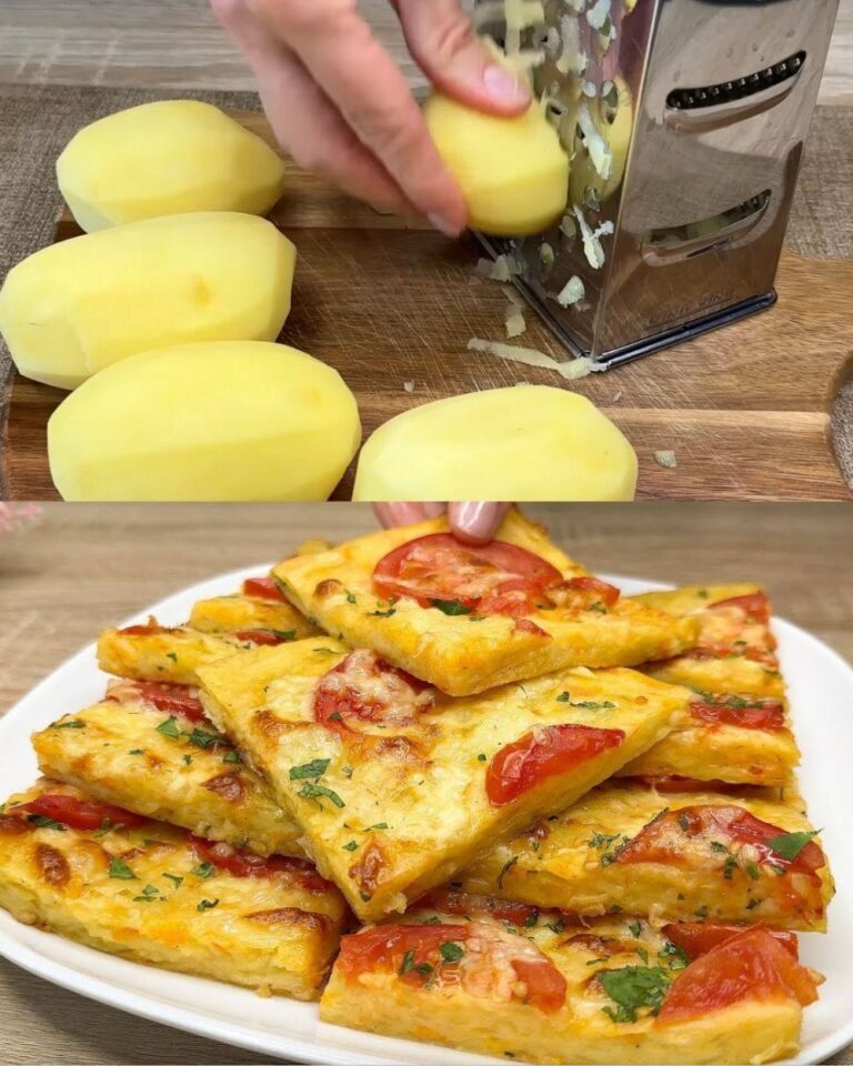 Meglio della pizza! Basta grattugiare le patate! Ricetta facile, veloce ed economica.