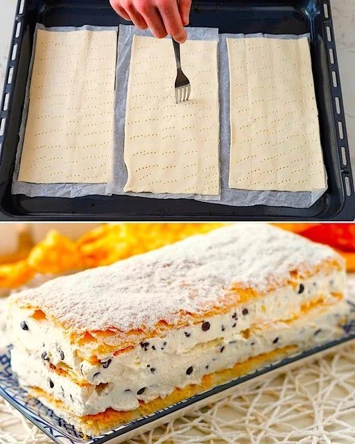Millefoglie con ricotta: la ricetta di un fritto dolce e coinfulgente