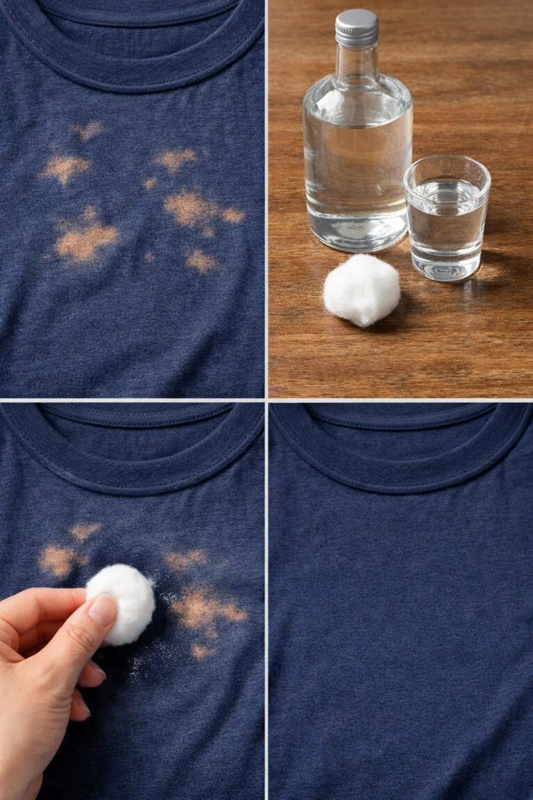 Macchie di candeggina sui vestiti? Non c’è bisogno di buttarli via: ecco una soluzione.