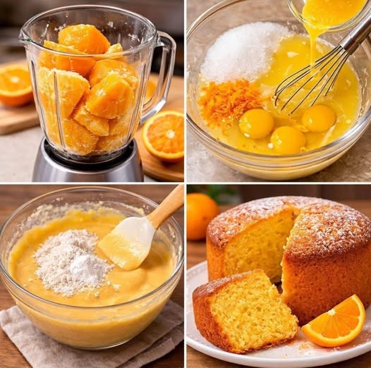Torta soffice all'arancia