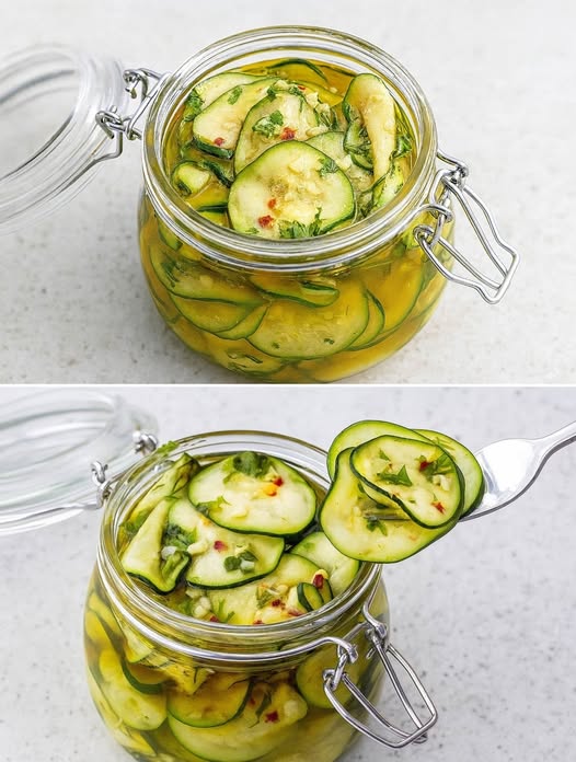 Niente padella, niente forno: bastano 10 minuti per fare queste zucchine marinate crude, e sono pure più buone di quelle grigliate. Solo 60 Kcal 👉 Ricetta nei commenti!