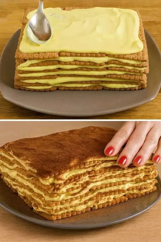 Tiramisù con biscotti secchi