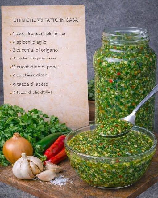 chimichurri fatto in casa