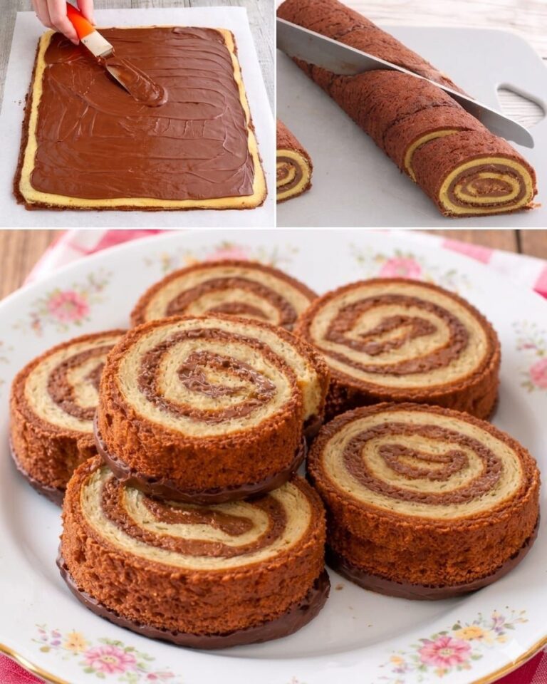 🍫 Girelle alla Nutella fatte in casa (soffici e bicolore 😍)