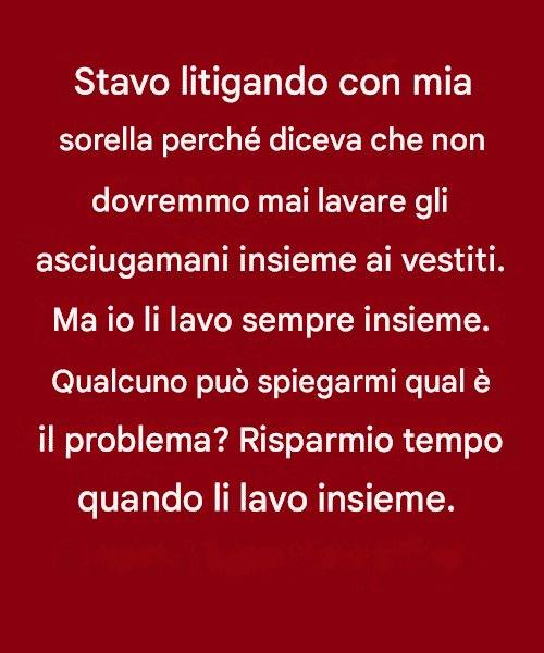 La verità sul lavare asciugamani e vestiti insieme
