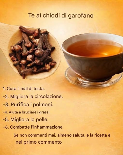 Come preparare il tè ai chiodi di garofano