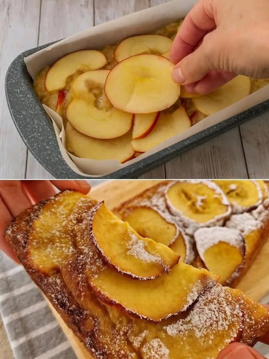 Torta cremosa di mele senza zucchero