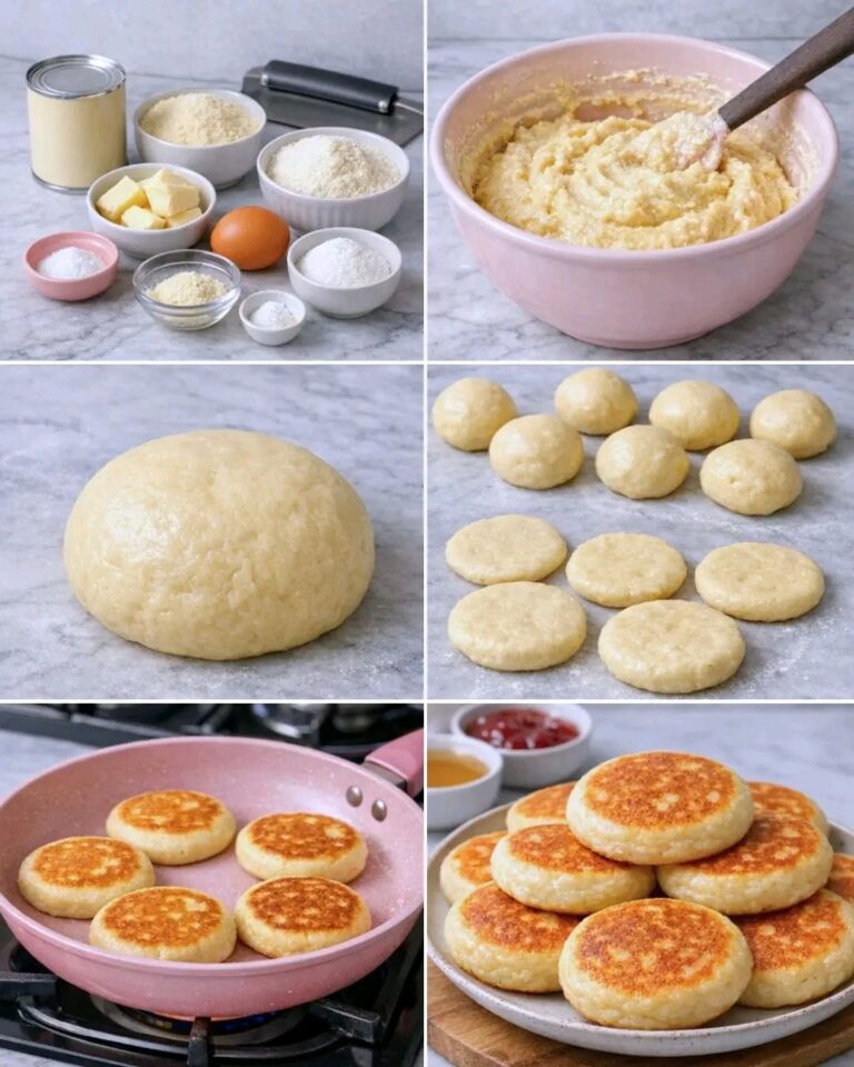 🫓 Focaccine dolci al latte condensato in padella: soffici e senza forno 😍