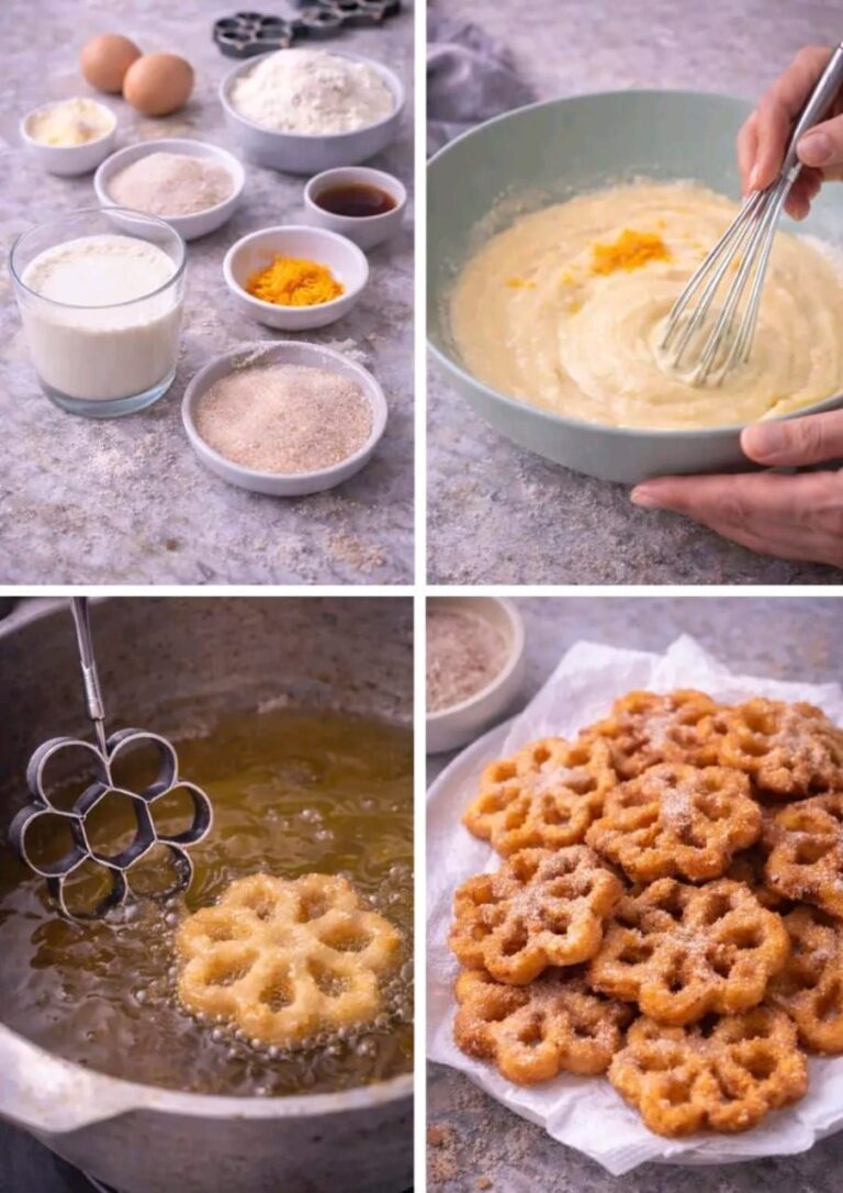 🥨 Frittelle di vento croccanti: leggere, dorate e irresistibili 😍.