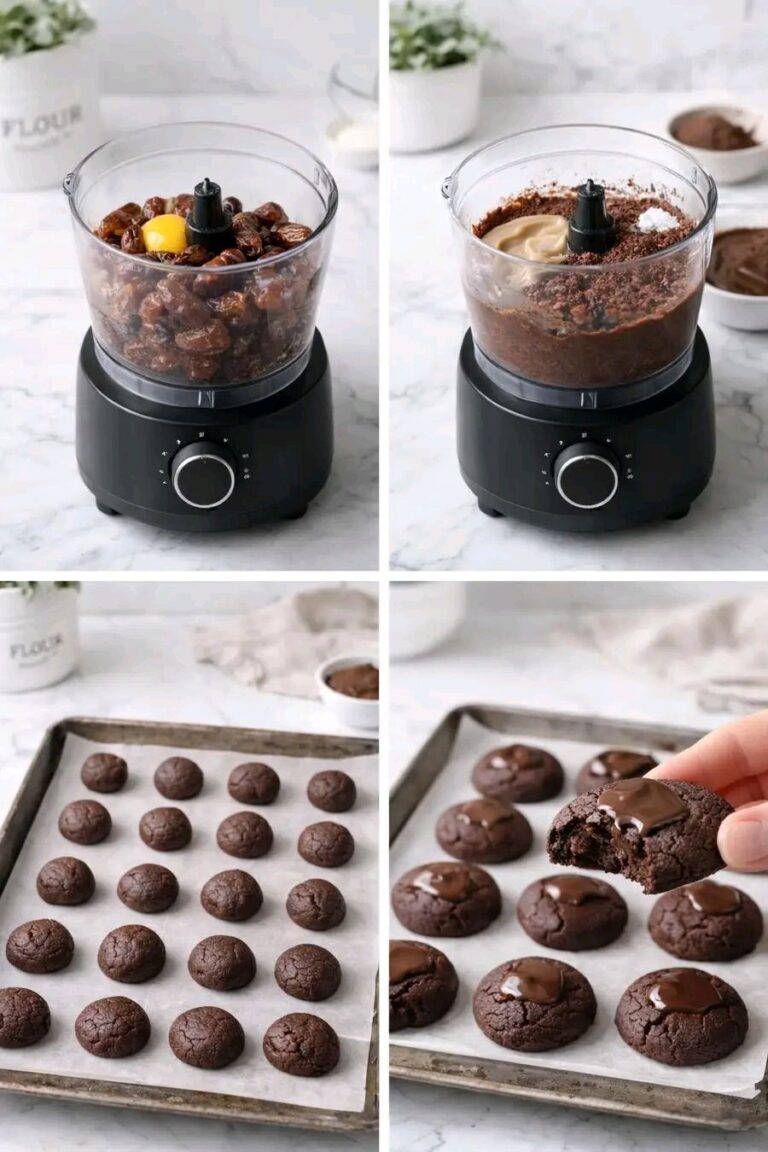 🍫🍪 Cookies ai datteri e cacao (senza zucchero e senza farina)